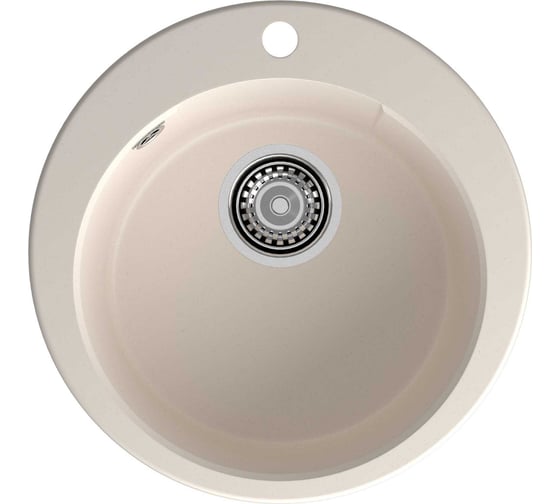 Мойка GranFest URBAN 649 1 чаша, D-490 мм GF-UR-649 белый 1
