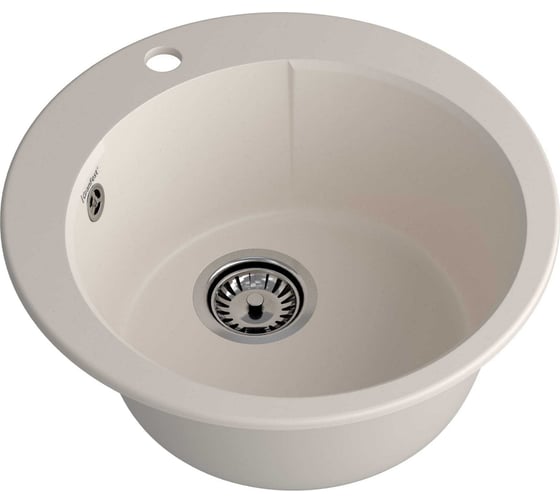 Мойка GranFest URBAN 649 1 чаша, D-490 мм GF-UR-649 белый