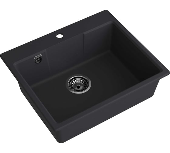 Мойка GranFest URBAN 658 1 чаша, 580х490 мм GF-UR-658 черный