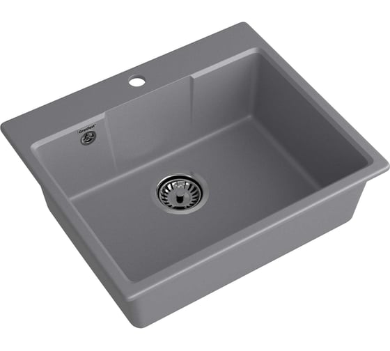 Мойка GranFest URBAN 658 1 чаша, 580х490 мм GF-UR-658 темно-серый