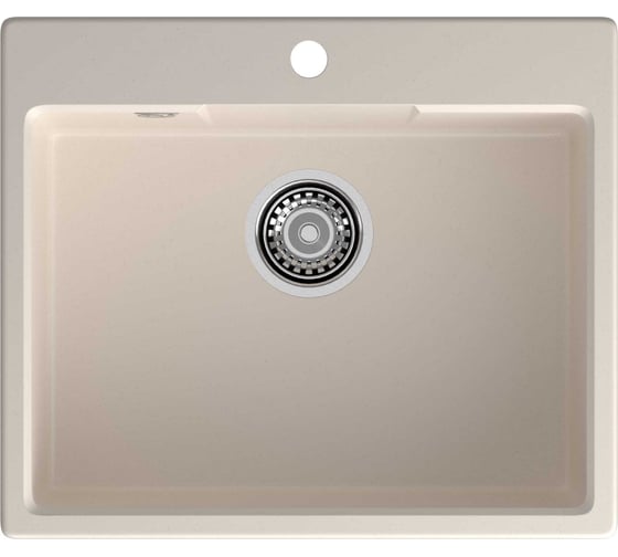 Мойка GranFest URBAN 658 1 чаша, 580х490 мм GF-UR-658 белый 1
