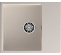 Мойка GranFest URBAN 658L 1 чаша+крыло, 580х490 мм GF-UR-658L белый