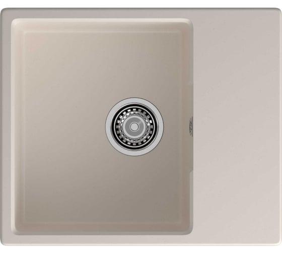 Мойка GranFest URBAN 658L 1 чаша+крыло, 580х490 мм GF-UR-658L белый 1