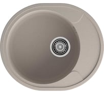 Мойка GranFest URBAN 857L 1 чаша+крыло, 570х480 мм GF-UR-857L песочный