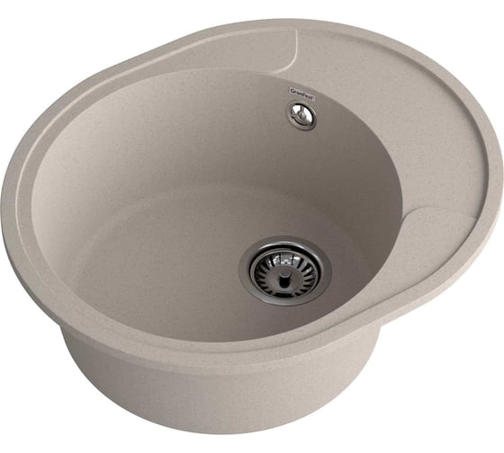 Мойка GranFest URBAN 857L 1 чаша+крыло, 570х480 мм GF-UR-857L песочный