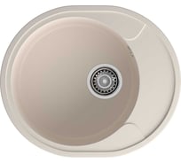 Мойка GranFest URBAN 857L 1 чаша+крыло, 570х480 мм GF-UR-857L белый