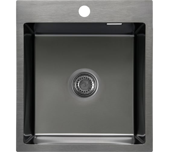 Мойка Ukinox Практика с выпуском PRV450.500-GT10C 0CW & S