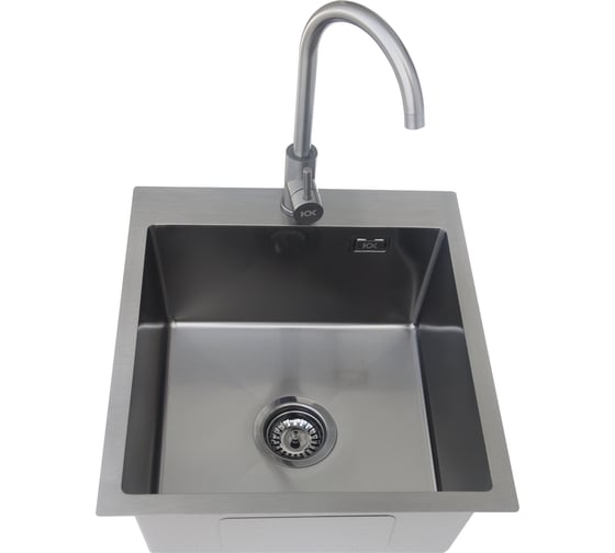 Мойка Ukinox Практика с выпуском PRV450.500-GT10C 0CW & S