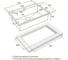 Мойка из нержавеющей стали Paulmark VAST-EDGE брашированное золото, 750x510 мм PM777551-BG 2