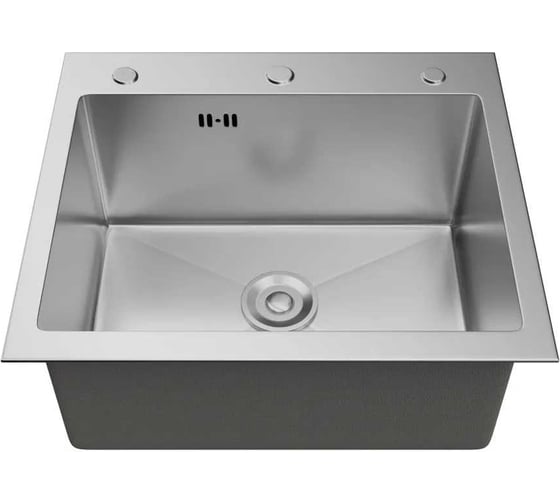 Кухонная мойка из нержавеющей стали MARBLE VM500/500S с PVD покрытием VM500*500S