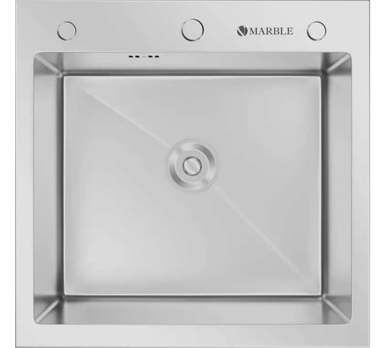 Кухонная мойка из нержавеющей стали MARBLE VM500/500S с PVD покрытием VM500*500S