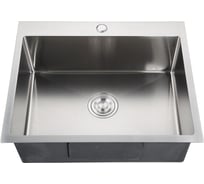 Мойка GranFest METAL нерж.сталь AISI 304, 1 чаша, 650х450х215 мм, 6545 нерж