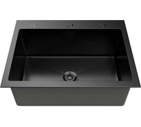 Кухонная мойка из нержавеющей стали MARBLE VM600/500B с PVD покрытием VM600*500B