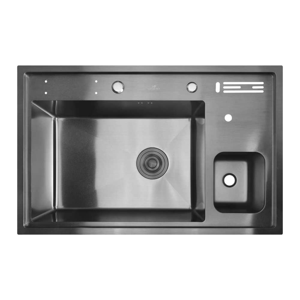 Кухонная мойка из нержавеющей стали WISENT с PVD покрытием WM37850B ...