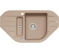 Мойка ALVEUS NIAGARA 60 GRANITAL BEIGE-G55 900x500x160 мм, 1X с сифоном 1105297 1090939