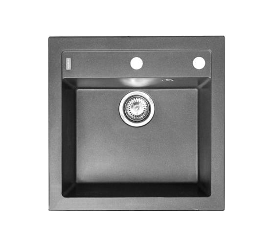 Мойка ALVEUS FORMIC 20 GRANITAL+ STEEL-G04M 520x510x200 мм, 1x с сифоном 1127749 1103762