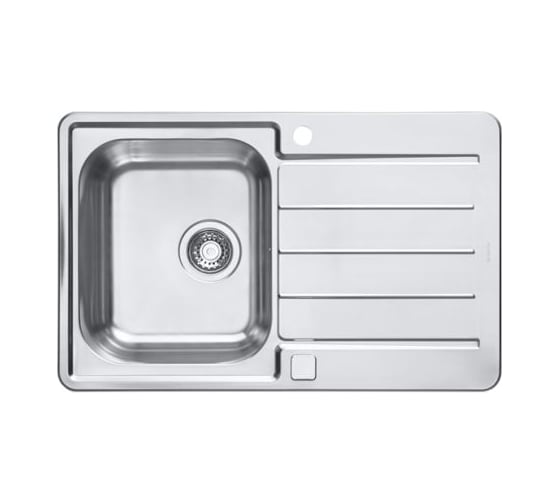 Мойка ALVEUS LINE MAXIM 80 SAT-90 790х500 мм, 1X с сифоном 1127251 1100216