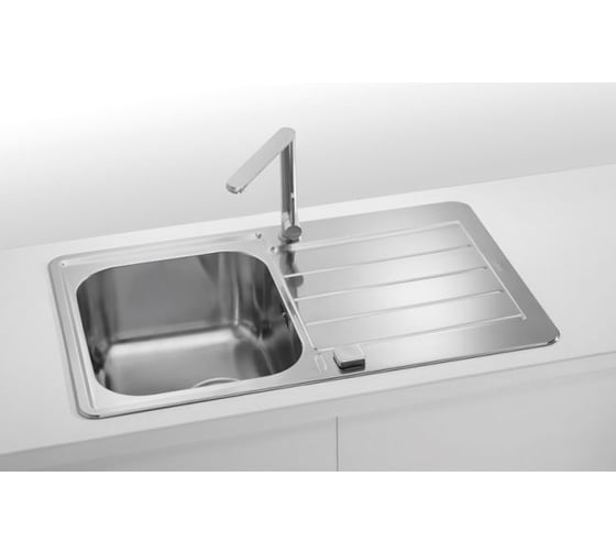 Мойка ALVEUS LINE MAXIM 80 SAT-90 790х500 мм, 1X с сифоном 1127251 1100216