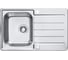 Мойка ALVEUS LINE MAXIM 80 SAT-90 790х500 мм, 1X с сифоном 1127251 1100216 1