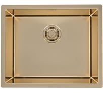 Мойка ALVEUS QUADRIX MONARCH 50 BRONZE 550х450х200 мм, в комплекте с выпуском, без сифона 1103384