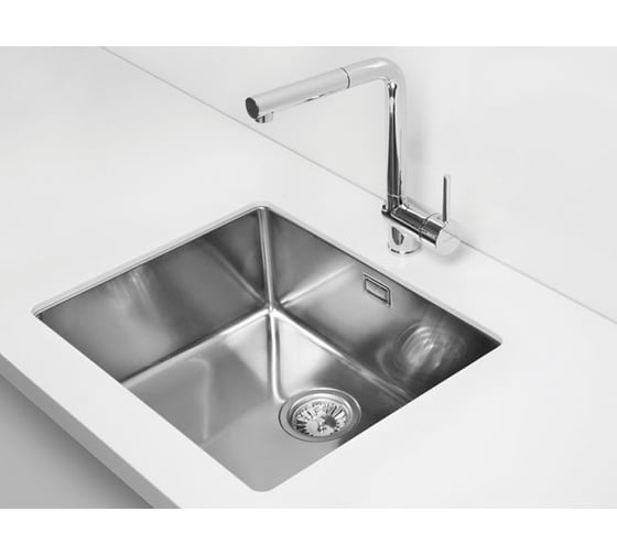 Мойка ALVEUS KOMBINO 30 SAT-90 400х400х200 мм, в комплекте с сифоном 1102384 1100235