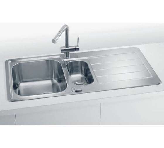 Мойка ALVEUS LINE MAXIM 10-LEI 980х500 мм, 1+1/2 в комплекте с сифоном 1127257 1085949