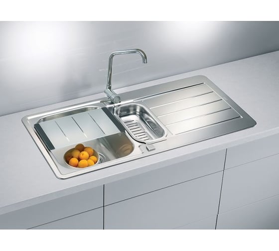 Мойка ALVEUS LINE MAXIM 10-LEI 980х500 мм, 1+1/2 в комплекте с сифоном 1127257 1085949