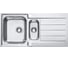 Мойка ALVEUS LINE MAXIM 10-LEI 980х500 мм, 1+1/2 в комплекте с сифоном 1127257 1085949 1