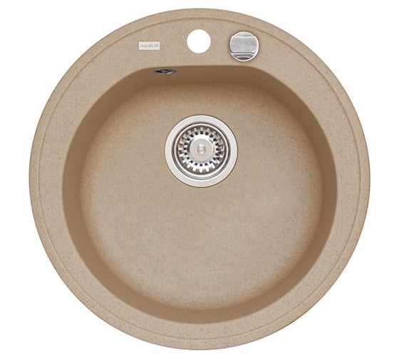 Мойка ALVEUS NIAGARA 10 GRANITAL BEIGE-G55 505x180 мм ,1x с сифоном 1105296 1076855 1