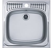 Мойка ALVEUS BASIC 130 NAT-60 465х465 мм, 1X в комплекте с сифоном 1011717 1008825