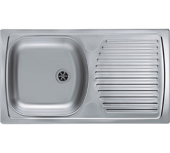 Мойка ALVEUS BASIC 170 NAT-60 780х435 мм, 1X в комплекте с сифоном 1011717 1083404 1
