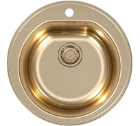Мойка ALVEUS FORM MONARCH 30 BRONZE-90 FI 510 мм, 1X в комплекте с выпуском, без сифона 1103818