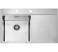 Мойка ALVEUS PURE 40L KMB-90 790х525 мм, 1Х левая, в комплекте с сифоном 1127252 1103610