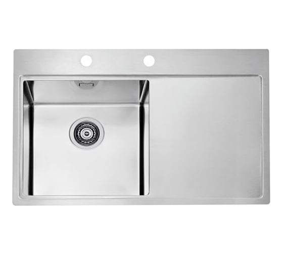 Мойка ALVEUS PURE 40L KMB-90 790х525 мм, 1Х левая, в комплекте с сифоном 1127252 1103610