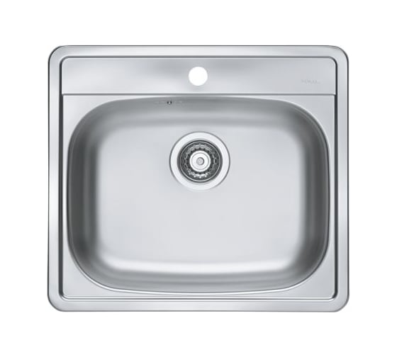 Мойка ALVEUS MORE 10 LEI-90 560х500 мм, 1X в комплекте с сифоном 1102384 1103106