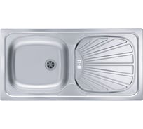 Мойка ALVEUS BASIC 80 LEI-60 860х435 мм, в комплекте с сифоном 1071237 1008993