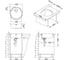 Мойка ALVEUS FORM 10 NAT-90 FI 450 1X в комплекте с сифоном 1102384 1084837 2