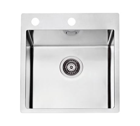 Мойка ALVEUS PURE 30 KMB-90 515X525 мм, 1X в комплекте с сифоном 1127252 1103609
