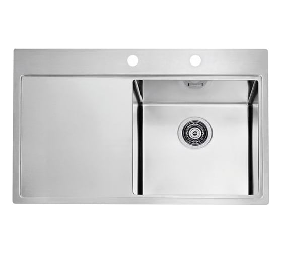 Мойка ALVEUS PURE 40R KMB 90 правая, в комплекте с сифоном 1127252 1103651