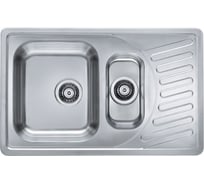 Мойка ALVEUS ELEGANT 110 SAT-90 810х510 мм, 1+1/2 в комплекте с сифоном 1130555 1009247