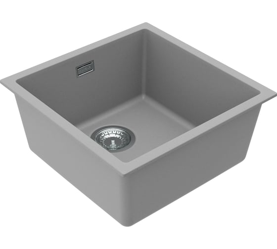 Мойка для кухни ALVEUS OMNI 20 GRANITAL CONCRETE-G81 450x450x198 мм, с сифоном 1150045