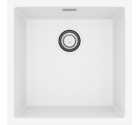 Мойка для кухни ALVEUS OMNI 20 GRANITAL ARCTIC-G11 450x450x198 мм, с сифоном 1150044 1