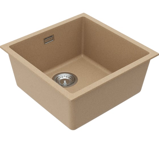 Мойка для кухни ALVEUS OMNI 20 GRANITAL BEIGE-G55 450x450x198 мм, с сифоном 1150047
