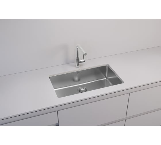 Мойка для кухни ALVEUS KOMBINO 60 U SAT-90 790x450x195 мм, в комплекте с сифоном 1142615