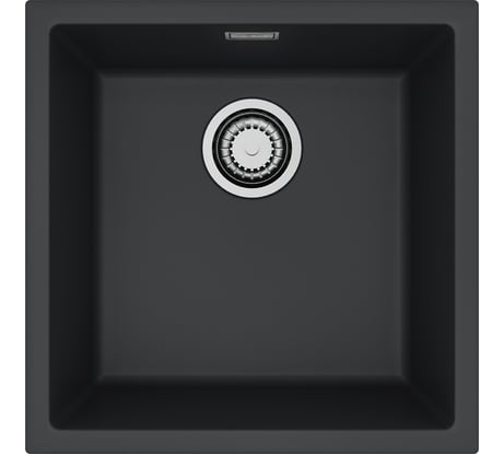 Мойка для кухни ALVEUS OMNI 20 GRANITAL DEEP BLACK-G90 450x450x198 с сифоном 1150048