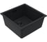 Мойка для кухни OMNI 20 GRANITAL DEEP BLACK-G90 BE 450x450x198 с сифоном ALVEUS 1150050 2