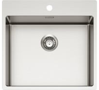 Мойка для кухни ALVEUS NOX 120 BRS 540x515x200 в комплекте с интегрированным сифоном 1149937