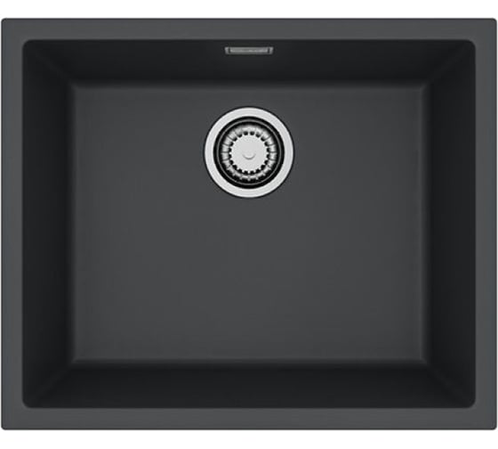 Мойка для кухни ALVEUS OMNI 30 GRANITAL DEEP BLACK-G90 550x450x198 с сифоном 1150056 1