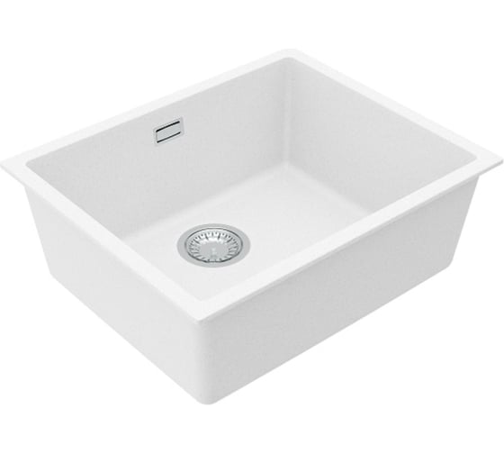 Мойка для кухни ALVEUS OMNI 30 GRANITAL ARCTIC-G11 500x450x198 с сифоном 1150051