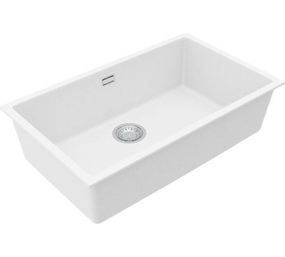 Мойка для кухни ALVEUS OMNI 40 GRANITAL ARCTIC-G11 750x450x198 с сифоном 1150058